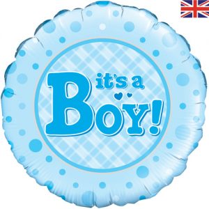 18 inch It's A Boy Foil Balloon
