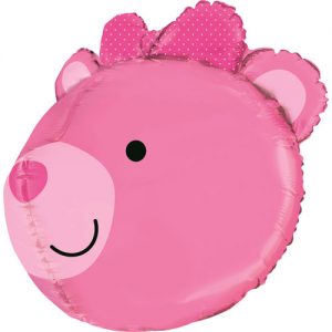 27 INCH 3D BABY GIRL NEAR HEAD FOIL BALLOON