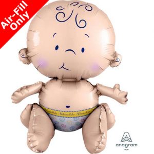 15 inch Sitting Baby Foil Balloon