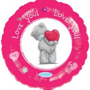 18 Inch Pink Me To You Love You Foil Balloon