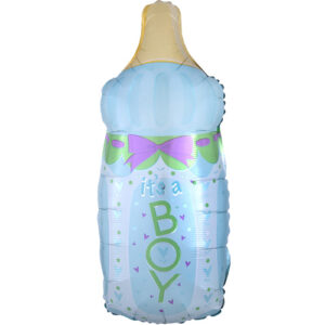 31 inch Baby Boy Bottle Supershape Foil Balloon