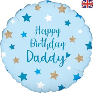 18” Happy Birthday Daddy Foil Balloon
