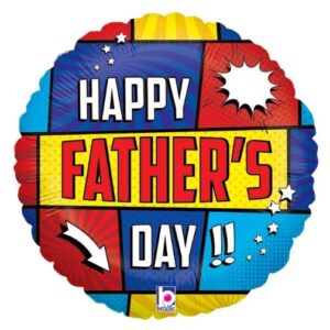 18” Super Fathers Day Foil Balloon
