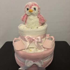 Owl Two Tier Nappy Cake