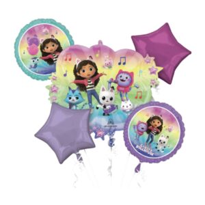 Gabby's Dollhouse Cloud Balloon Bouquet