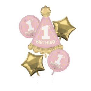 Little Miss One-derful Birthday Balloon Bouquet